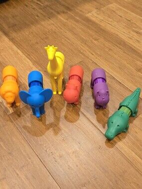SmartMax My First Safari Animals STEM Magnetic Building Set With Soft Animals